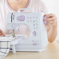 Portable Sewing Machine for Beginners Mini Electric Household Crafting Mending Overlock with 12 Stitches Presser Foot Pedal 1