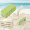 Sand Toys Set Snow Toys Castle Building Sand Brick Tools Sandcastle Building Kits Snow Brick Maker for Kids Birthday Gifts Girls 1