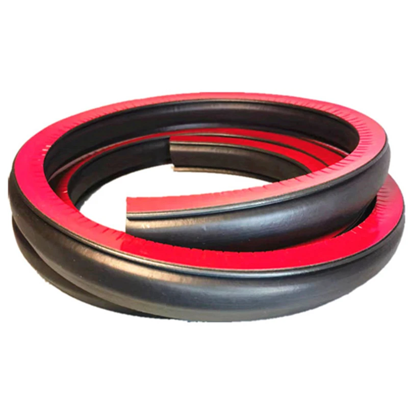 Door Seal Strip Rolling Shutter Door Bottom Sealing Strip 1M/3M/5M Self-Adhesive Rubber
