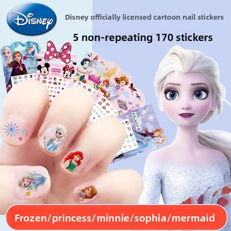 Stickers Ongles Disney Officiels Enfants | 170 Designs Uniques
