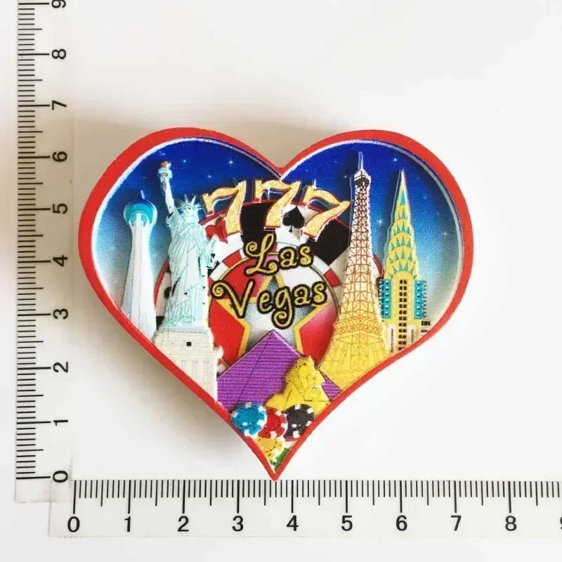 World Tourism Fridge Magnet Souvenir USA Las Vegas Florida Cultural Landscape Refrigerator Stickers Gift Set Home Decoration magnetic fridge magnets,magnetic sticker,magnetic fridge stickers,refrigerator decor
