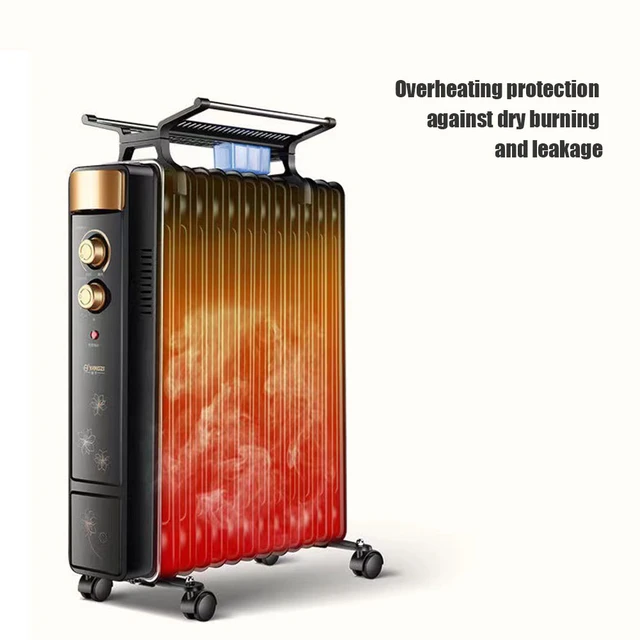 2000W 9 / 11 Ribs 3 Stage Heating Oil Radiator Energy Saving Electric  Radiator Integrated Timer Electric Heater With Adjustabl - AliExpress