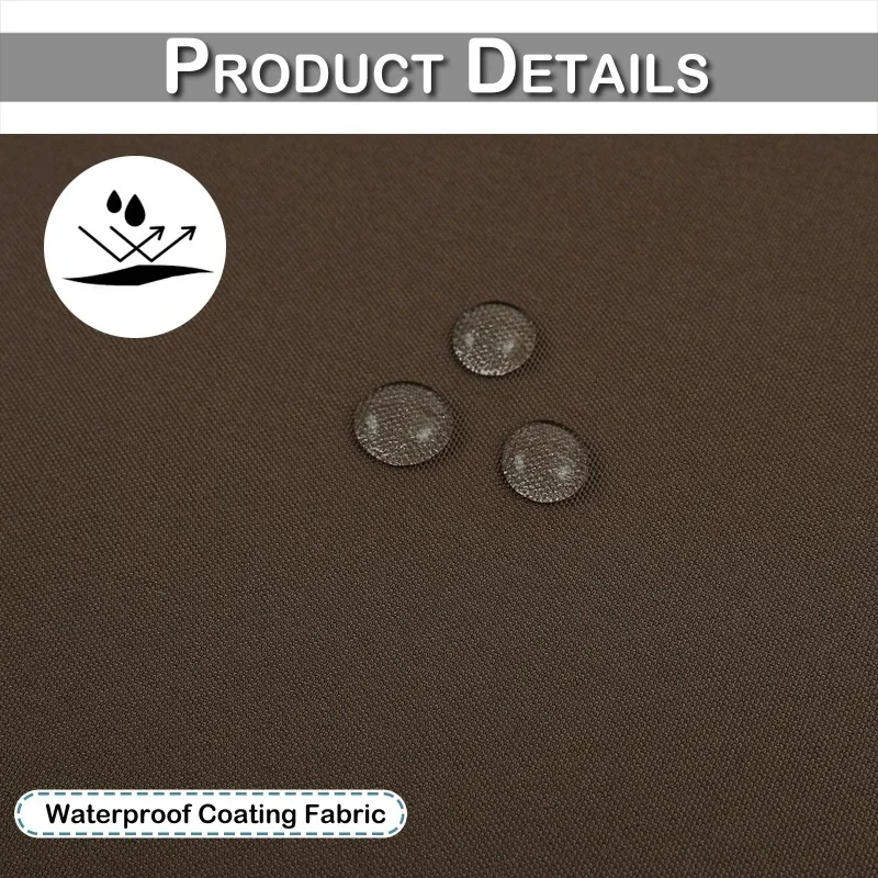 Patio Square Waterproof Slipcover Outdoor Sofa Seat Cushion Covers Garden Rattan Chair Sectional Sofa Covers Furniture Protector 6
