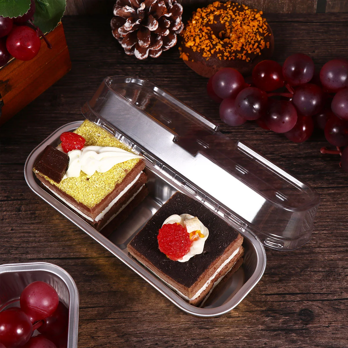 

Foil Pans Bread Pan Baking Loaf Disposable Aluminum Box Mold Cake Molds Dessert Boxes Tins Lasagna Bakewares