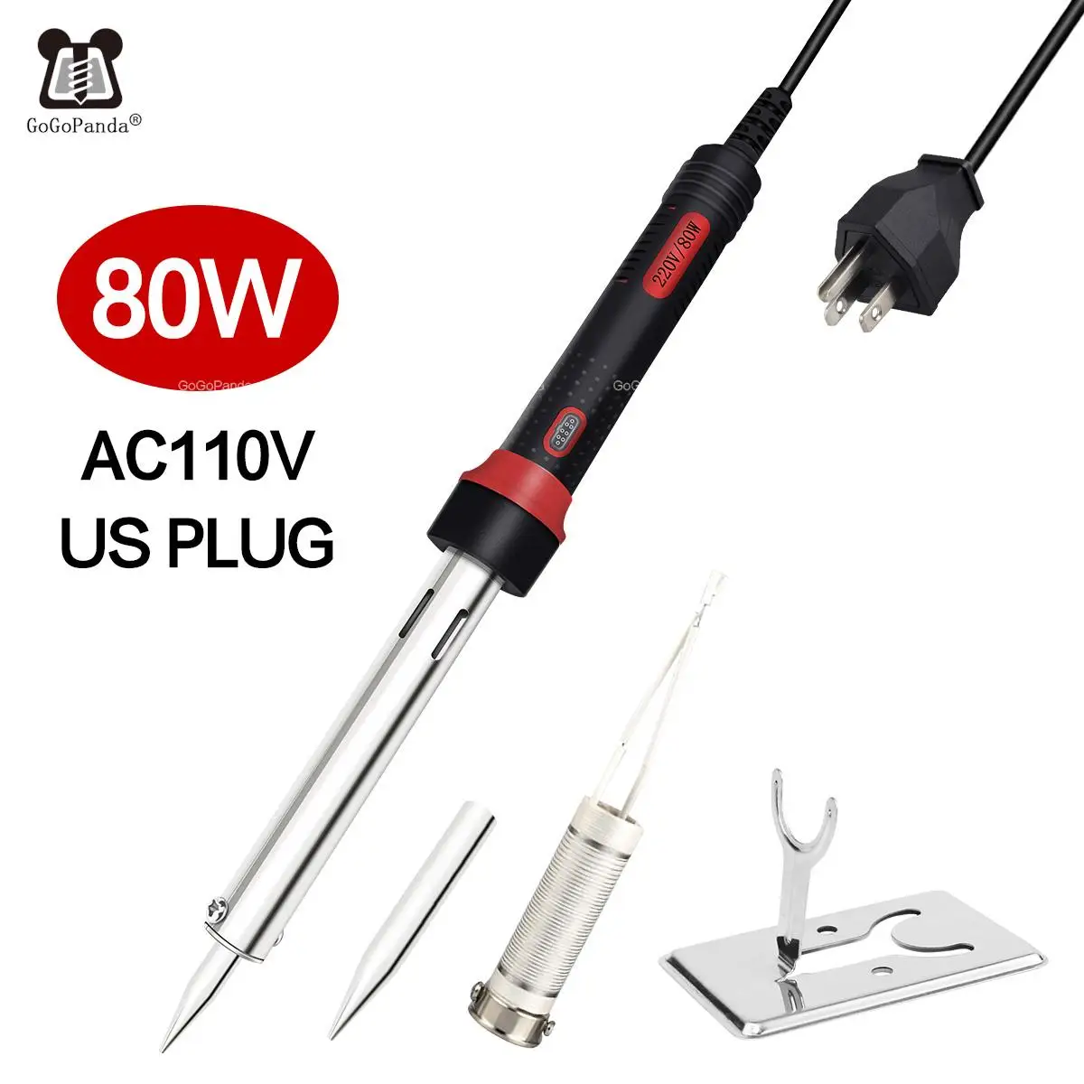 electric soldering iron kit Free Shipping Electric Solder Iron High Power 110V US Plug External Heat Handtools Pen Type With Indicator Light 80-300W cheap stick welder Welding Equipment