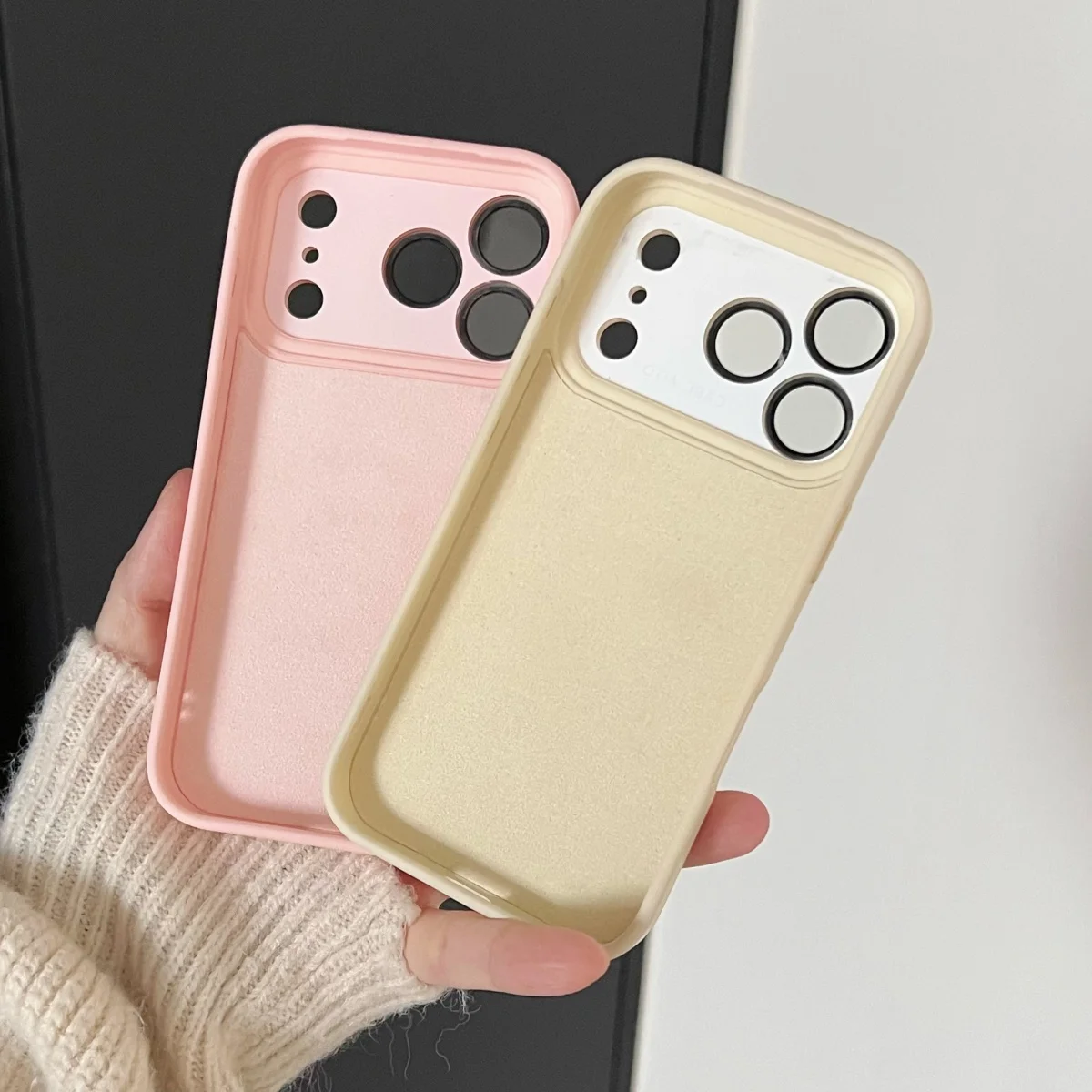 Liquid Silicone MagSafe Magnetic Shockproof Phone Case with Large Window Protect Cover