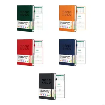 Agenda giornaliera 2026 Agenda lavoro per notebook gestione efficiente del con carta qualità e design K1KF