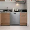 24" Dishwasher Top Control 3 Rack 15 Place 3.4g Quiet 51 dB Energy Star Silver Touch Panel Overflow Protection Dual Arms Low 5