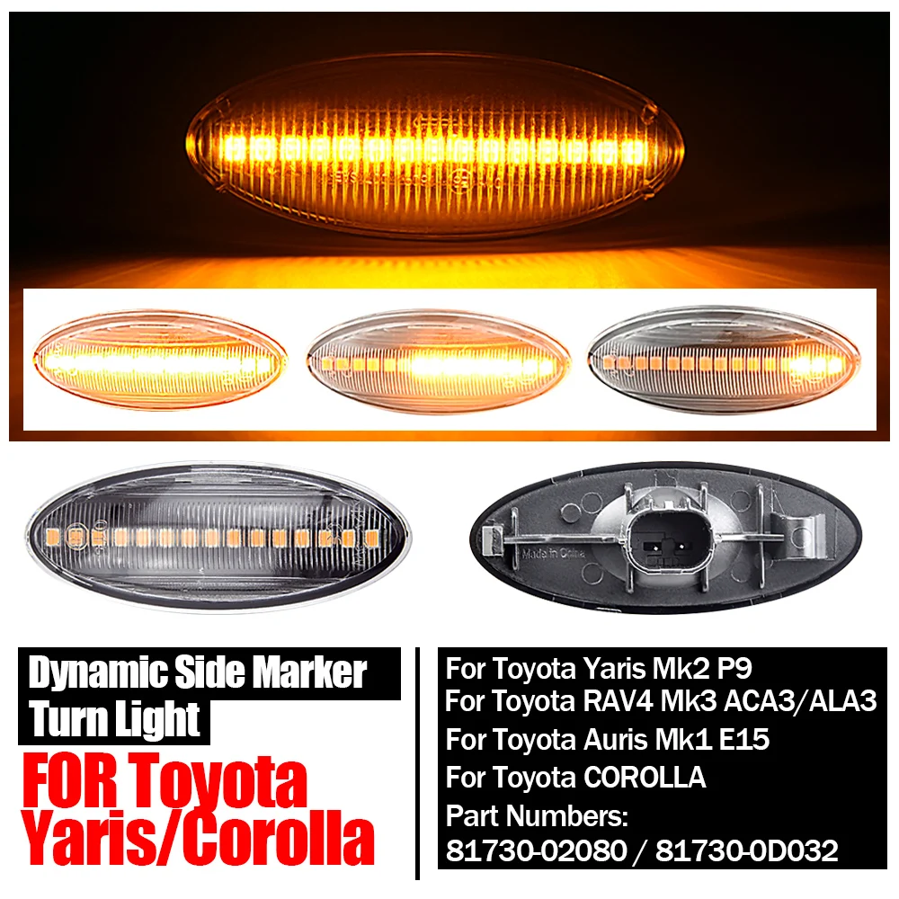 2 Frecce Dinamiche A LED Per Toyota Yaris, Corolla, Auris - Bianche, Plug & Play - Foto 5