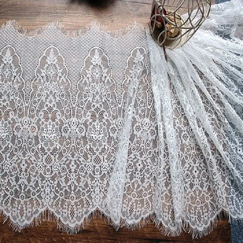 Eyelash Lace Fabric 30cm Width 3Y/lot
