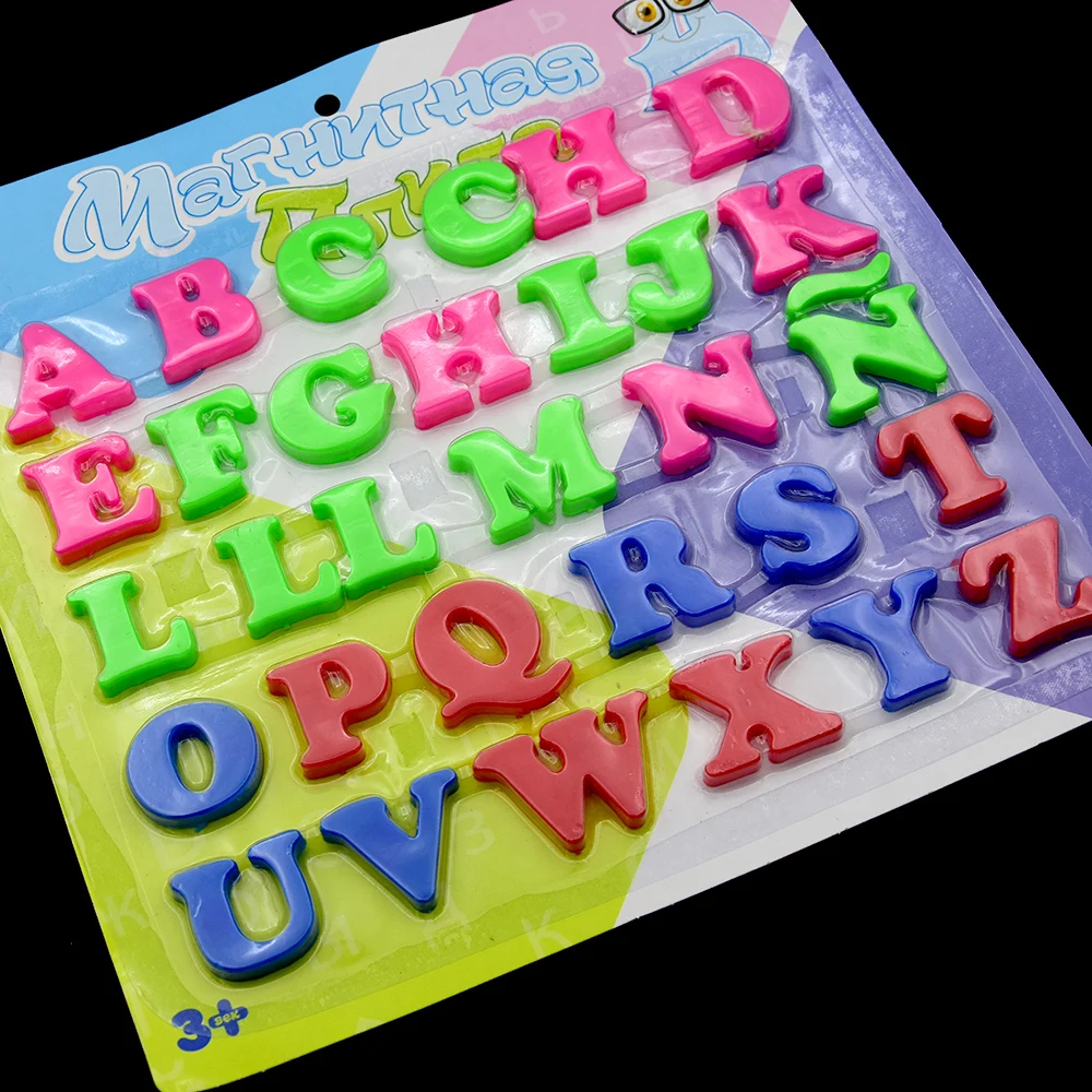 29pcs Spanish Fridge for Kids Children Toys Alphabet Letters
