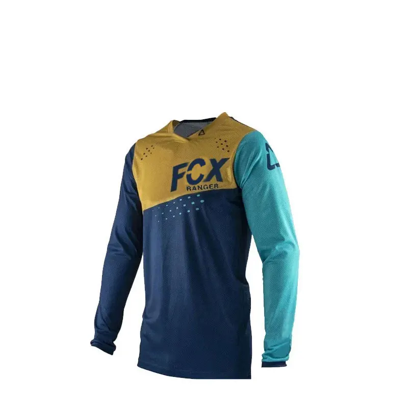 2025 Enduro MTB Cycling Sleeve Cycling Jersey Downhill Shirt Camiseta Motocross T-shirt Mx Mountain Bike Clothing FCX Mtb Jersey 4