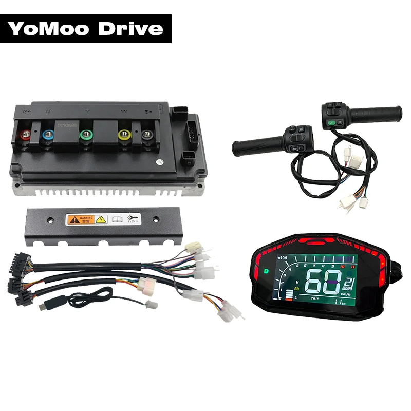 사인파 BLDC 컨트롤러 EM-150, DKD 디스플레이 및 T08 스로틀, QS..