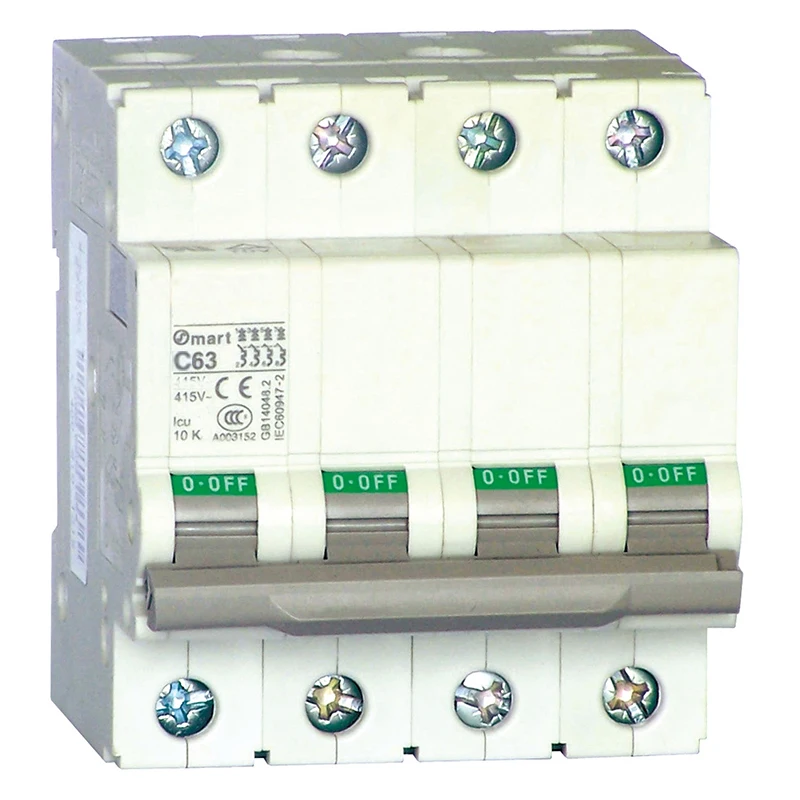 

OSMC65H Miniature Circuit Breaker OSMC65H-C6A/4P OSMC65H-C16A/4P OSMC65H-C20A/4P OSMC65H-C25A/4P OSMC65H-C32A/4P OSMC65H-C63A/4P