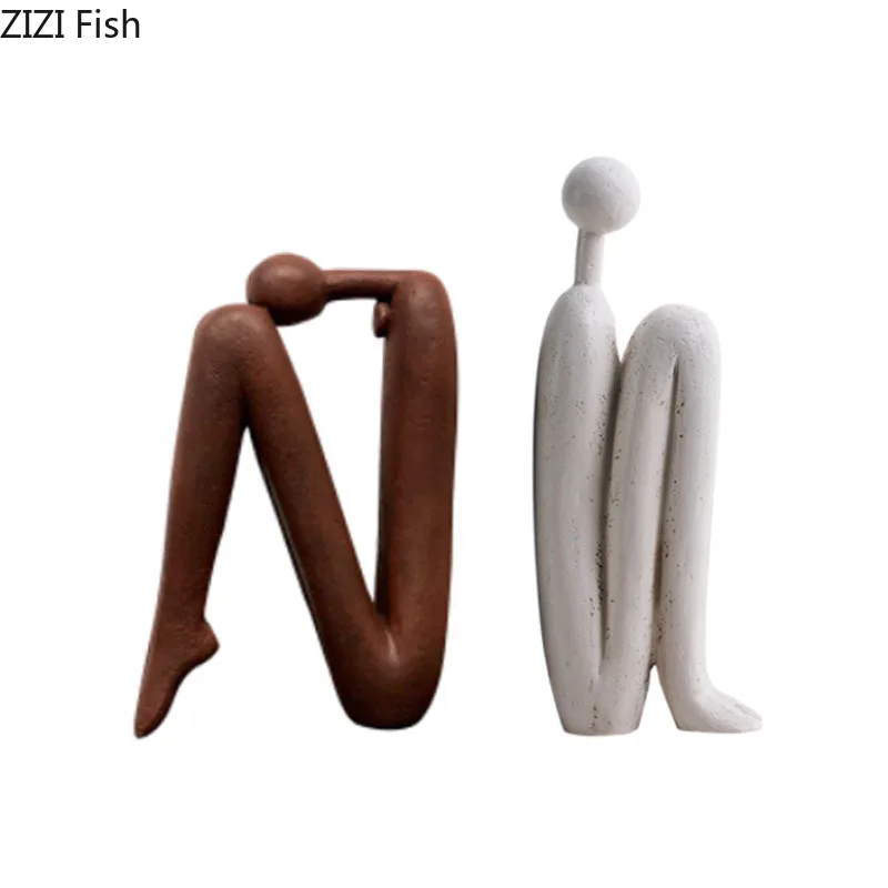 Minimalist Abstract Resin Sculpture