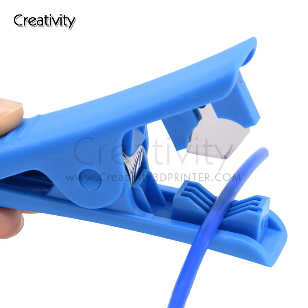 PTFE Tube Cutter Mini Portable Pipe Cutter blade For 3D Printer Parts Tube Nylon PVC PU Cutting Tools cream color flower soft large capacity makeup bag waterproof portable skincare storage bag women nylon jewelry packaging display