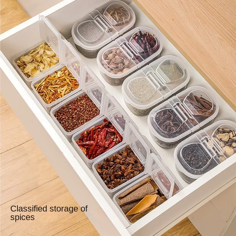 Divided Food Storage Containers with Lids Airtight,Kitchen Canisters