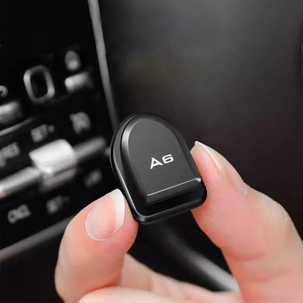 4 pezzi gancio per auto organizzatore per Audi A4 B8 B9 B7 A3 8P 8V 8L A6 C6 C7 A5 A7 A1 A8 Q3 8U F3 Q5 FY Q7 TT accessori interni auto - immagine 4