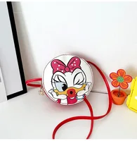 Fashion Children's Mini Handbags Baby Girls PU Leather Small Shoulder Crossbody Bags Cute Cat Kids Coin Purse Wallet 6
