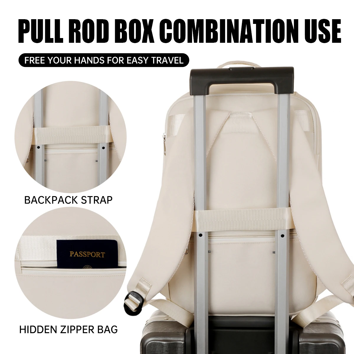 Backpack for Women 2025 New Simple Business Computer Backpack Outdoor Large Capacity Travel Bag Student School Bag for Boys