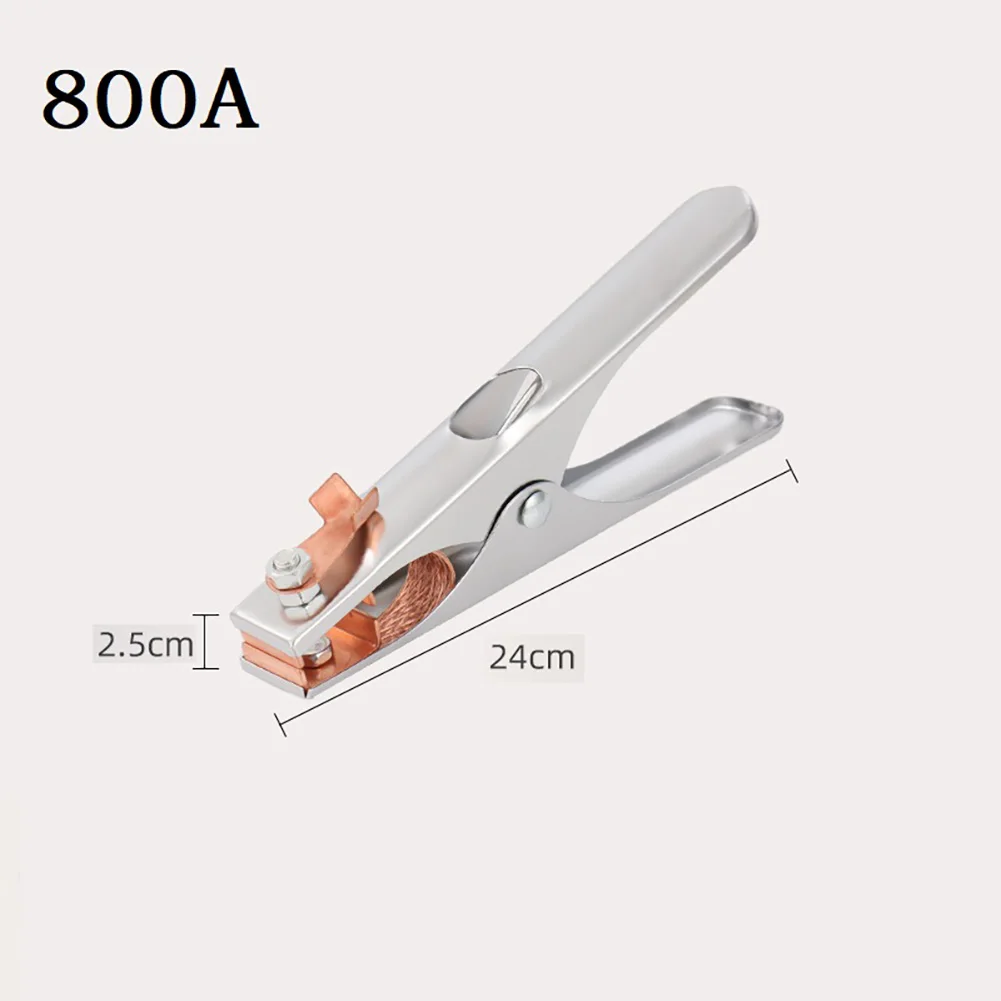 1PC 300/500/800A Welding Earth Clip Clamp Electroplated Ground Clamps Electrode Holder Cable Clip Manual Welder Welding Tools - Image 4