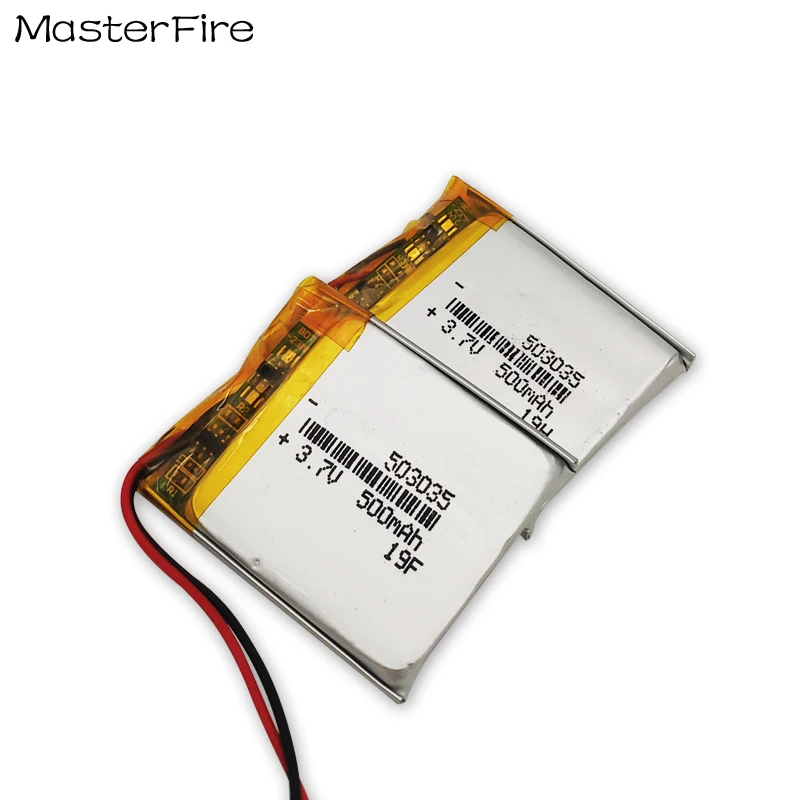 

503035 500mah 3.7V Lithium Polymer Battery For GPS Navigator Shared Bicycle Portable Printer Rechargeable Li-polymer Batteries