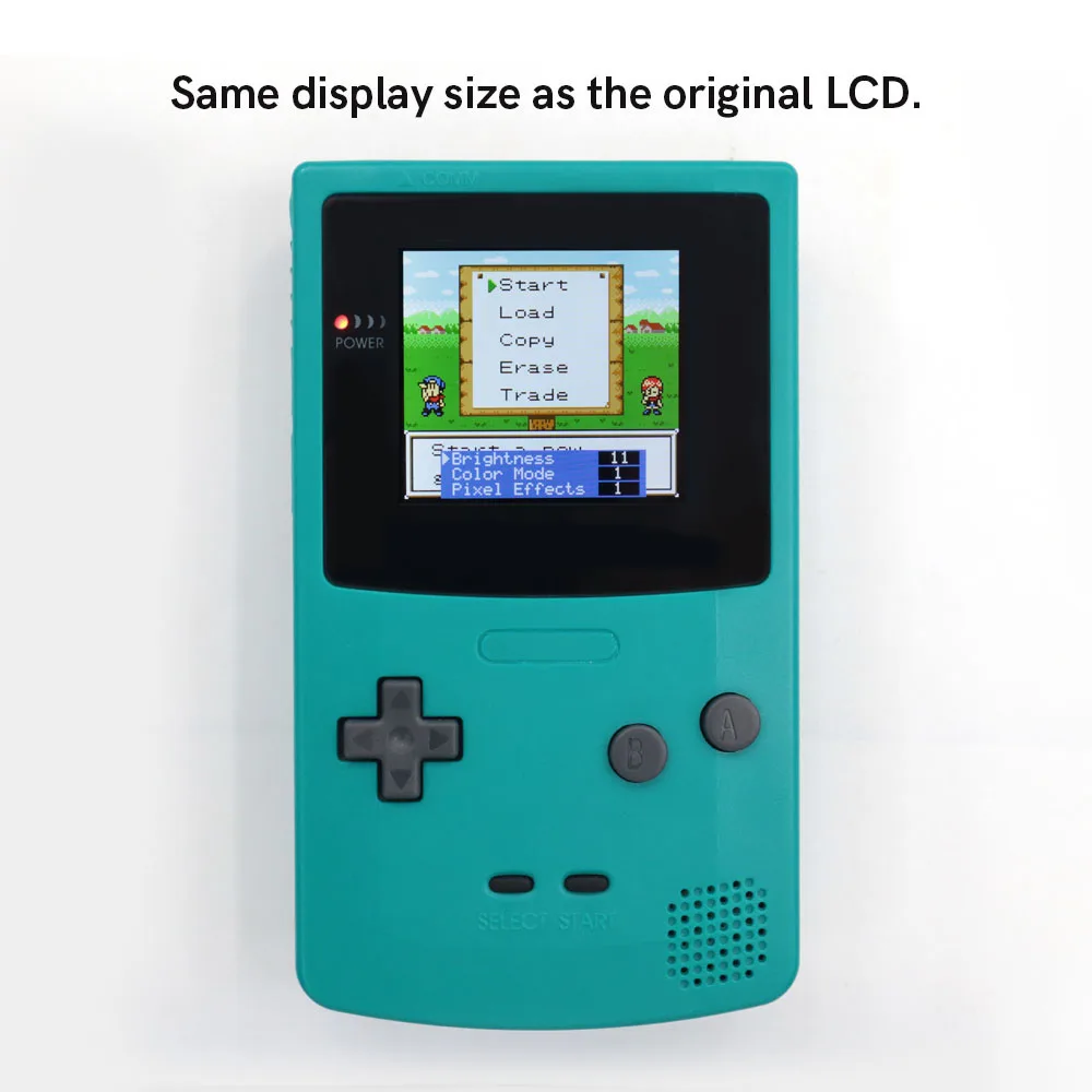 queda real em 2,45 polegadas, GBC Retro