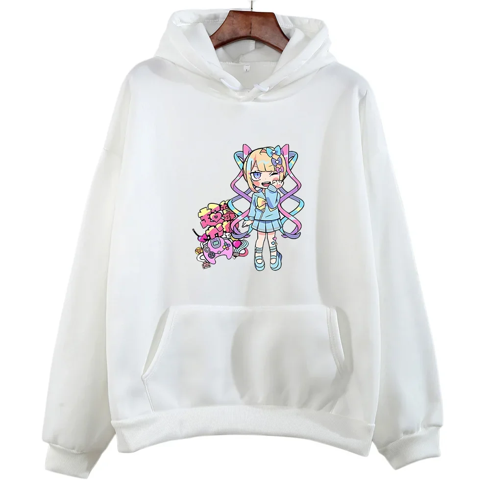 NEEDY GIRL OVERDOSE Sweatshirts Cartoon Aesthetic Hoodie Popular Anime Clothes Women Kawaii Hoody Autumn Winter Fleece Sweatwear
