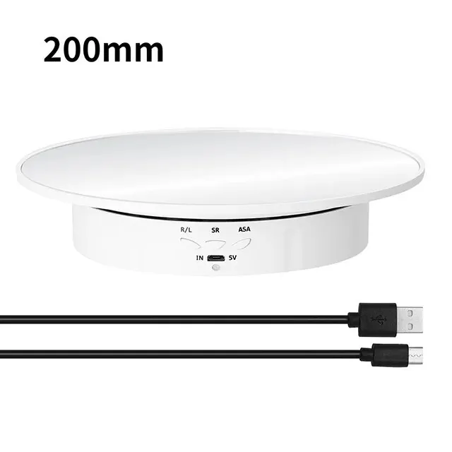 Photography Rotating Display Stand with 3-Speed 360° Turntable