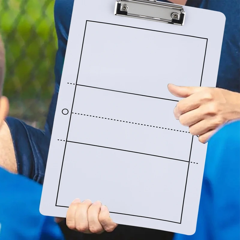 Description Picture 3 of itemRewritable Soccer Tactical Board Football/Volleyball/Basketball Coaching Command Strategy Writing Tablet Drawing Marker Board