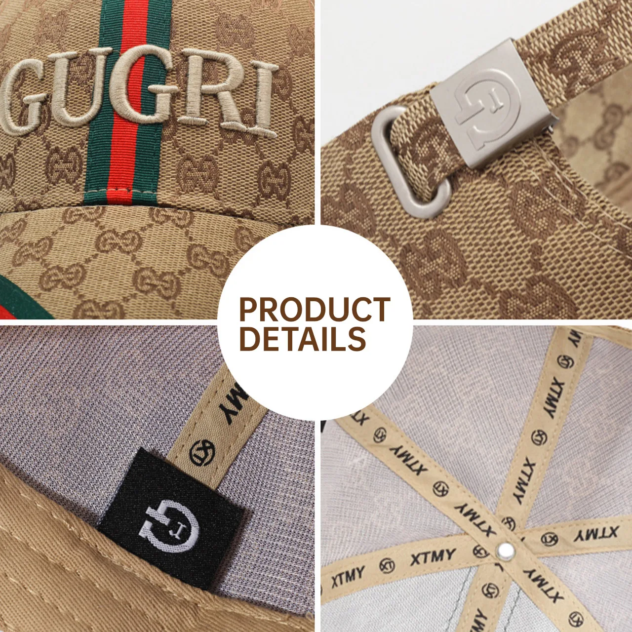 Four Seasons Men's Baseball Cap Casual Antique Washed Cotton Letter Embroidered Hat Curved Brim Dome Casual Ladies Sunscreen Hat