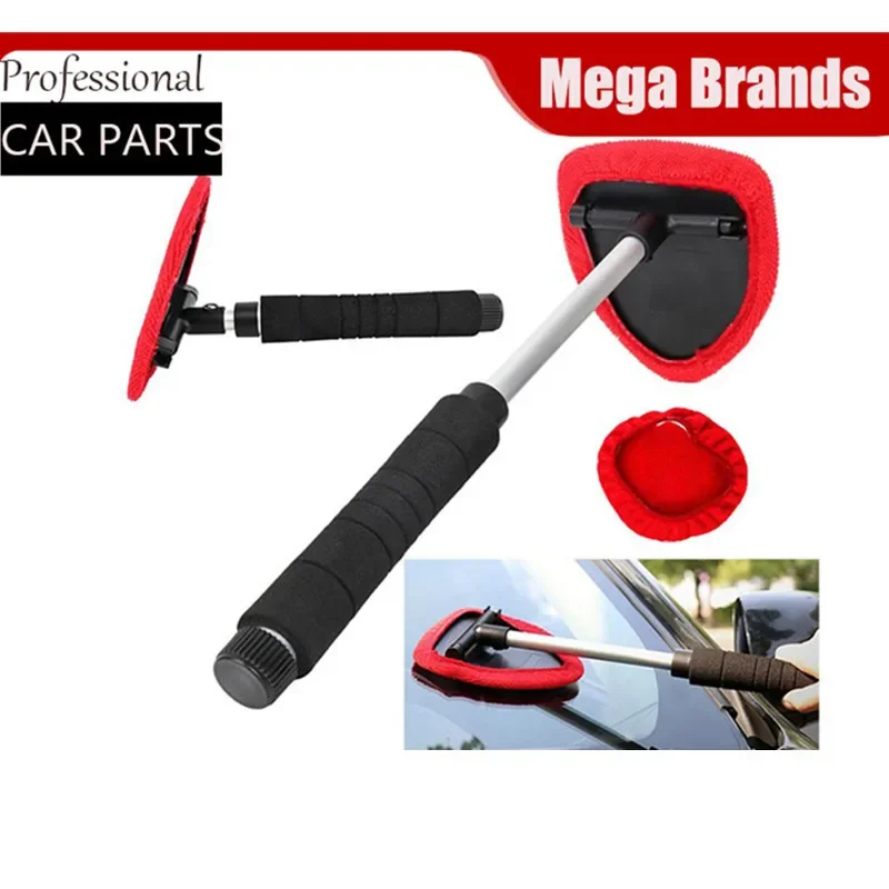 Car Window Cleaner Brush Kit Windshield Cleaning Wash Tool Inside Interior Auto Glass Wiper With Long Handle Car Accessories car wiper blade for peugeot 807 26 26 2002 2010 auto windscreen windshield wipers blades window wash fit u hook arms