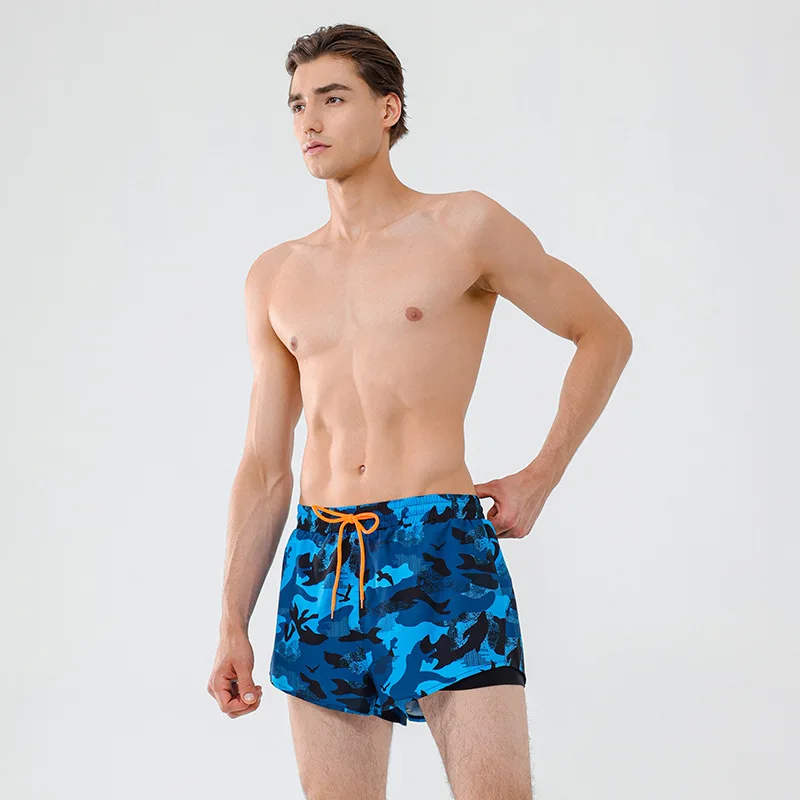 

New Men's Swimming Short Pants Breathable Loose Summer Beach Outdoor Swim Trunks Men Swimsuits Surf Board Shorts Men Swim Trunks