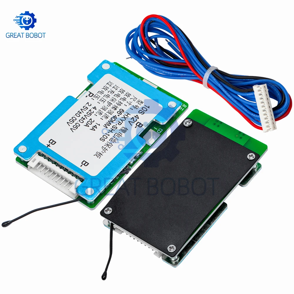 Scheda di protezione batteria al litio 18650 con cella ai polimeri BMS BS 10S 42V 15A con controllo della temperatura integrato dell'equilibrio - Image 5