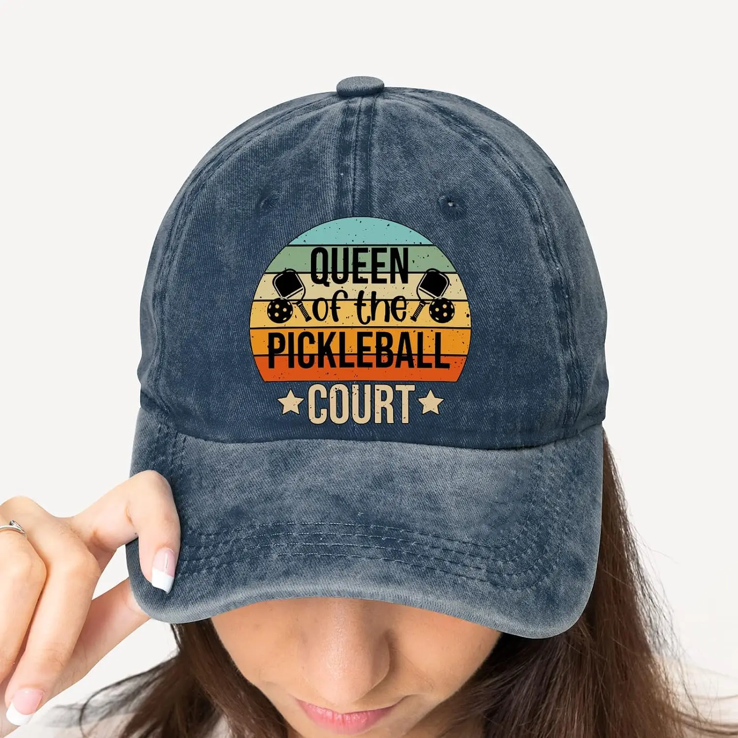 Queen Pickleball Baseball Hat 5