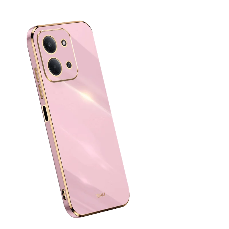 Luxury Square Plating Shockproof Soft Silicone Case