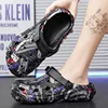 Plus Size 47 Summer Men Sandals Clogs Outdoor Garden Clogs Hole Shoes Male Casual Shoes Water Shoes Comfort Home Soft Slippers 5