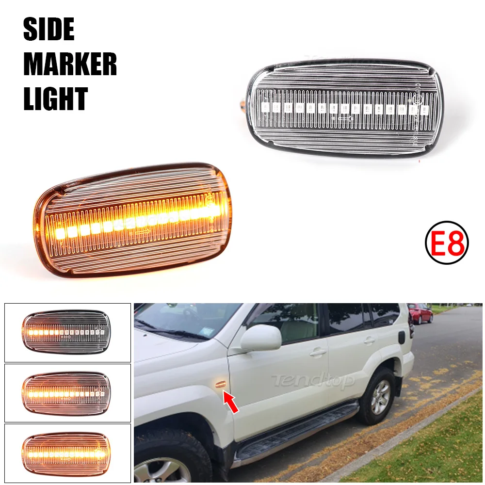 

Светодиодный Динамический указатель поворота для Toyota Altezza Wish Land Cruiser Prado Cypha VS Prius