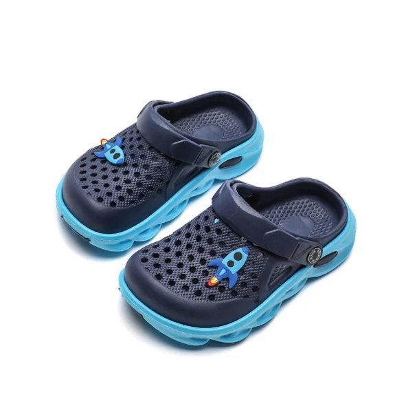 Ltolo Children Girl Boy Mules Clogs Kids Summer Crock candy Garden Beach Slippers Cave Hole Baby Shoes For Girls Boys 24-35