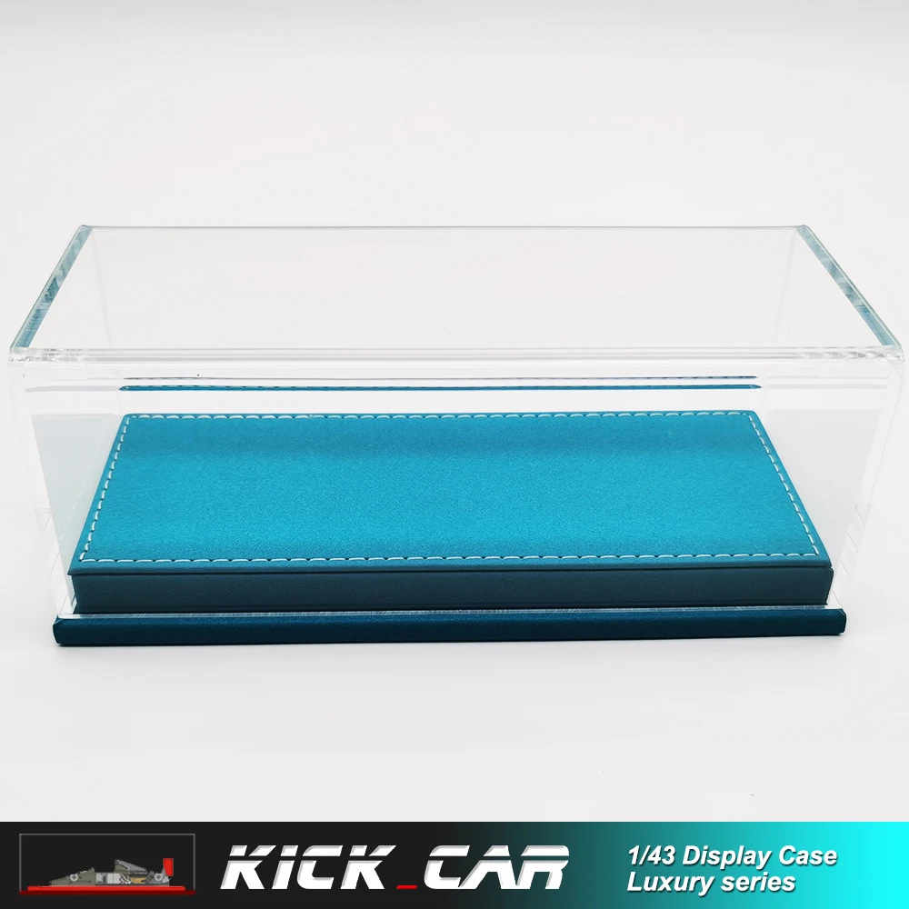 

1/43 Display Case Box For Diecast Model Car Handmade Acrylic Storage Box High-grade Leather Sheepskin Suede Flannelette Base