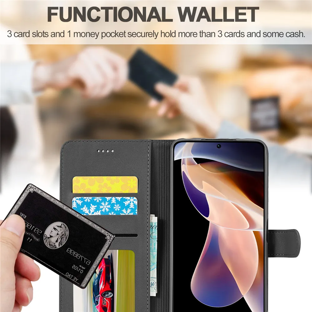 Θήκη για Redmi Note 11 Pro 5G Δερμάτινη θήκη με αναδιπλούμενο κάλυμμα για Redmi Note 4, 5, 7, 8, 9, 10, Pro 9S, 10S, 11S, Θήκη τηλεφώνου για Redmi 9T, 9A_voghion.com