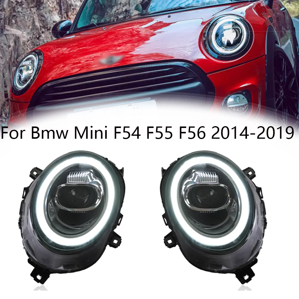 

Для 2014-2021 BMW Mini Cooper F56 F55 F54 светодиодная фара в сборе, полный светодиодный проектор, дневные ходовые аксессуары, автомобильные аксессуары