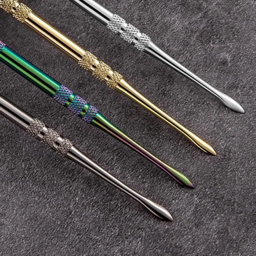 Smoke Carving Tool Easy To Operate Excellent Corrosion Resistance Stainless Steel Wax Oil Cleaning Tool For Adult