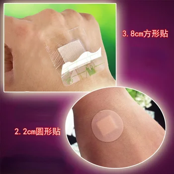 미니 일회용 의료용 접착 붕대, 상처 반창고, 반창고, 방수 및 통기성, 20 개, 100 개