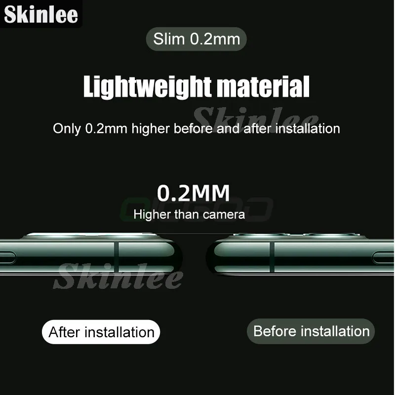 Skinlee Tecno Pova Neo 3 2 카메라 렌즈 보호대 풀 커버 렌즈 유리 필름, Tecno Pova 5 Pro Free Fire 휴대폰 필름, 2 개
