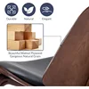 Leather shell recliner, Living room, Bedroom, Office, upholstered tripod side chair, Solid wood - Avalon (black) 4
