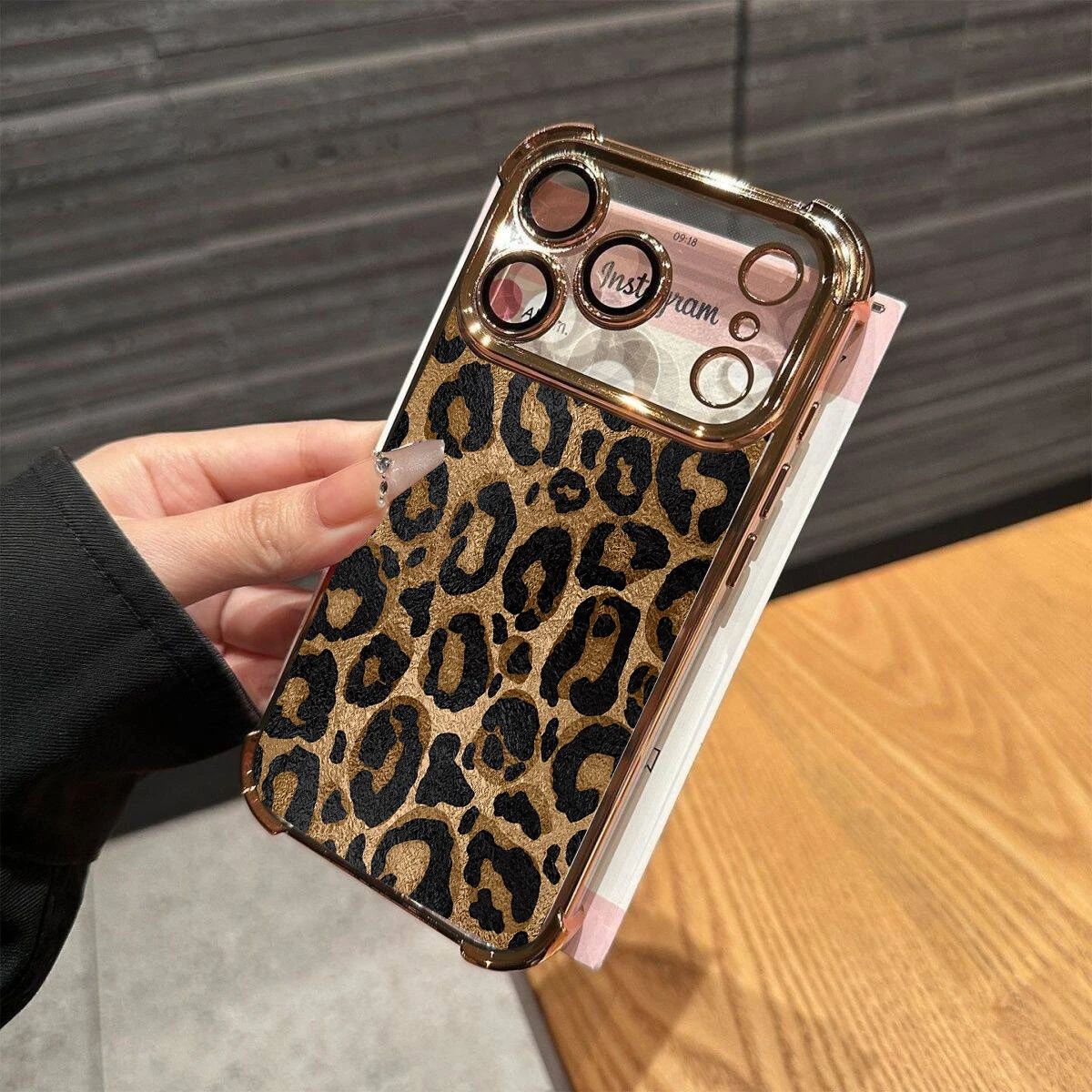 Luxury Leopard Print Phone Case Cover