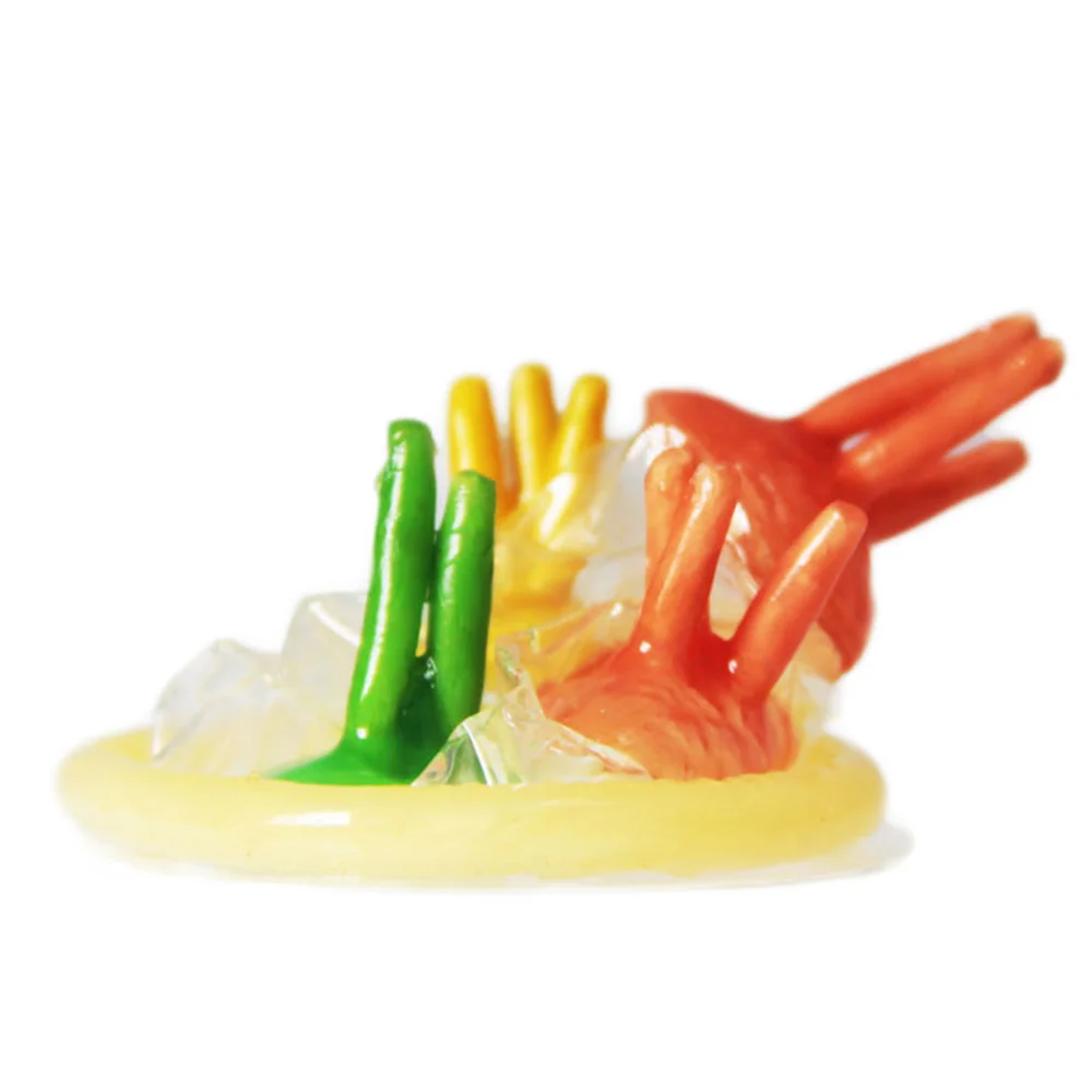 Male Sex Toys 5pc Ribbed Vibrate Sleeve Penis Extend Comdom Clitoris Massage Delay Cock Ring Enlargement Sheath