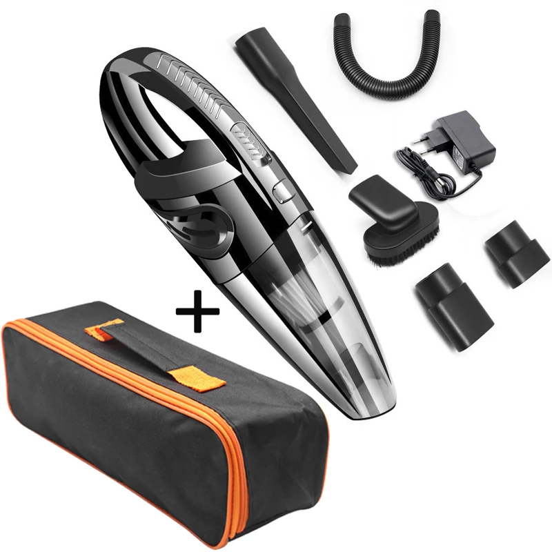 Aspirateur à main sans fil, aspiration cyclonique puissante, nettoyage intérieur de voiture, Portable, Rechargeable pour poils d'animaux à la maison