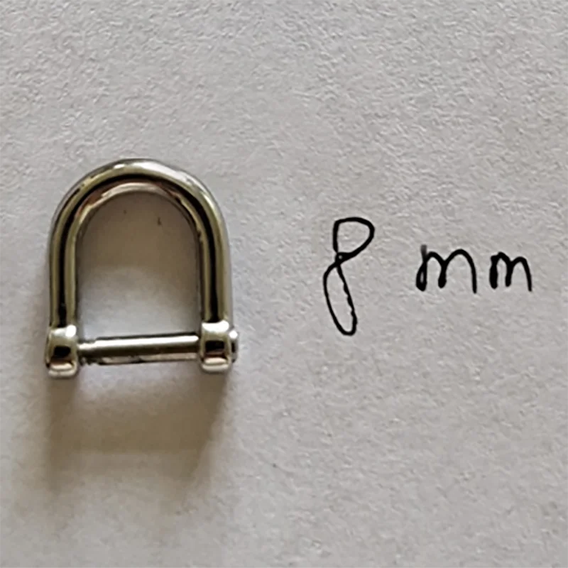 Titanium Horseshoe D-Shape Keychain Buckle - Lightweight and High-Quality EDC Accessory